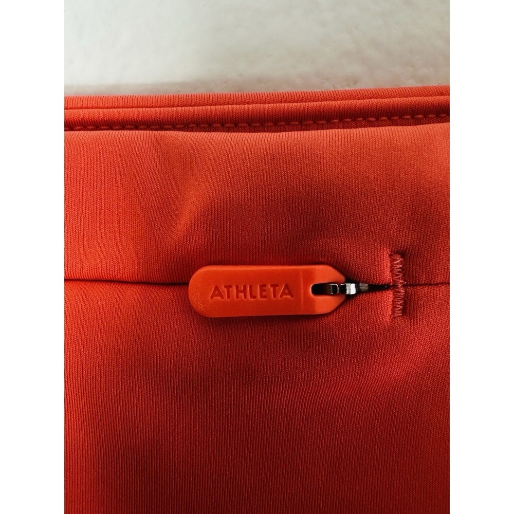 Athleta Ace Jupe Tennis Skort 13.5" Orange Athletic Women Medium Golf Pickleball - Picture 7 of 10